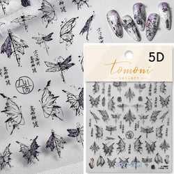 Halloween Ghost Pumpkin Bat Coffin Cat Spider Demon Jelly Self Adhesive Nail Art Sticker Terrifying Candy Candle Manicure Decals (ONLINE ORDER ONLY)
