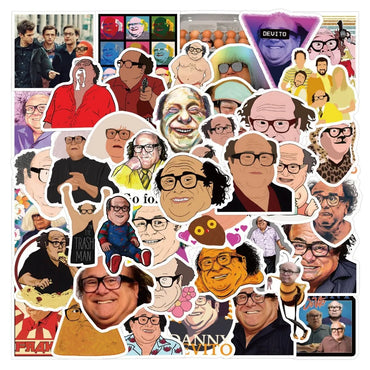 10/60pcs Funny Danny Devito Stickers Decoration Suitcase Scrapbooking Laptop Phone Stationery Japan Manga Kid Toy (ONLINE ORDER ONLY)