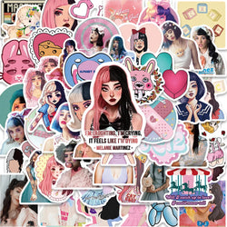 Melanie Martinez Album Stickers 50PCS for Scrapbooking, Laptop, Guitar, Phone (ONLINE ORDER ONLY)