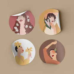 500pcs Cute Scrapbooking Stationery Stickers Envelope Sealing Label Personalized Small Business Gift Decor Stickers (Online Order Only)