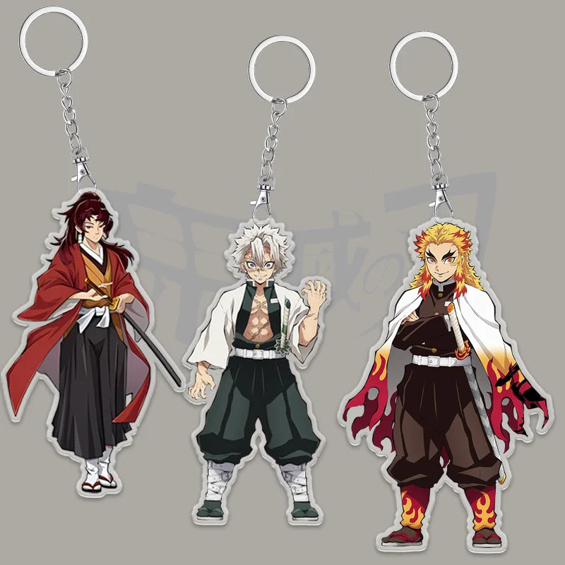 Demon Slayer Keychain: Tanjiro 6cm Acrylic Bag Pendant (ONLINE ORDER ONLY)