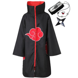 Akatsuki Itachi Cloak: Kids & Adult Cosplay Costume Robe (ONLINE ORDER ONLY)