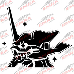 Anime Car Sticker for Robot JDM Sticker Decoration Bumper Window External Accessories Waterproof Die Cutting Vinyl Decals (ONLINE ORDER ONLY)