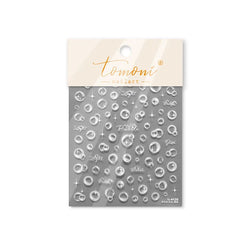 Summer Beach Dreamy Water Bubble Mermaid Shell Conch Starfish Jellyfish Soft Relief Decoration Nail Art Stickers Manicure Decals (ONLINE ORDER ONLY)
