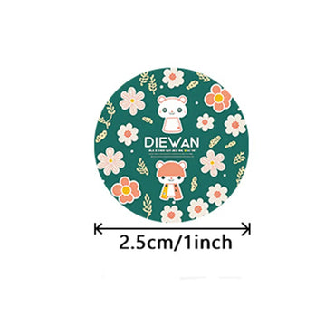 100-500pcs Cute Animal Label Stickers For Envelope Student Work Stationery Gift Decor Seal Lable Children's Scrapbook Stickers (ONLINE ORDER ONLY)