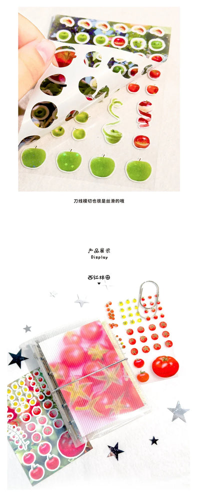 Y2K Japanese Sticker 8 Style Glitter Cute Sticker Phone Case Notebook Scrapbooking DIY Decorative Stickers Collage Material (ONLINE ORDER ONLY)