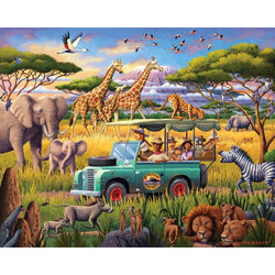 Safari Expedition 1000 Piece Jigsaw Puzzle Boardwalk (ONLINE ORDER ONLY)