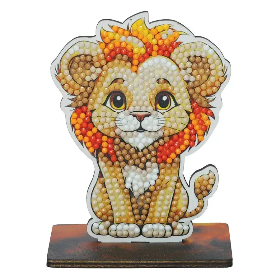 Safari Lion "Wildlife" Crystal Art Buddies Kit Craft Buddy (ONLINE ORDER ONLY)