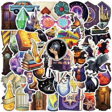 Cartoon Witchcraft Stickers 10/30/50pcs for Laptop Snowboard Luggage Car Fridge Vinyl (ONLINE ORDER ONLY)