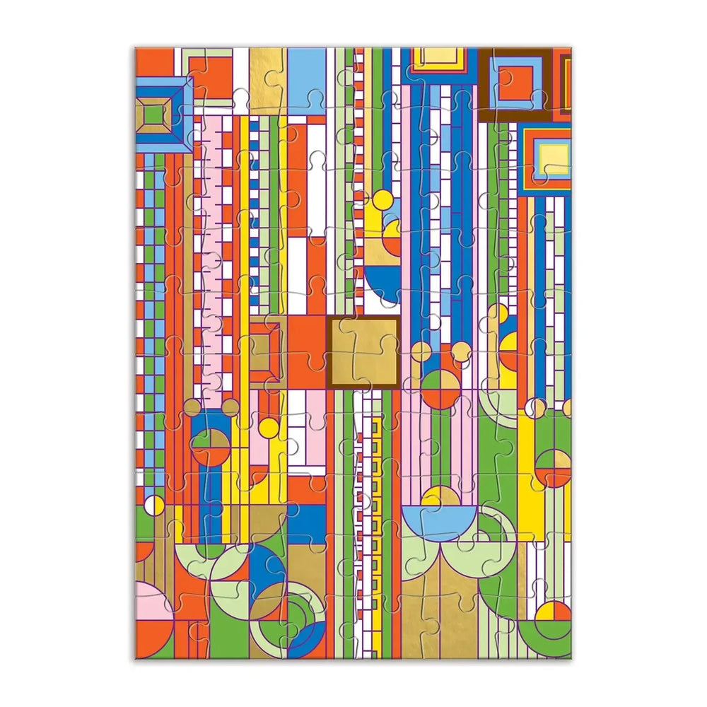 Saguaro Forms & Cactus Flowers Greeting Card 60 Piece Jigsaw Puzzle Galison