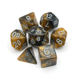 Saharan Dream - 7 Piece DnD Dice Set | Acrylic RPG Gaming Dice (ONLINE ORDER ONLY)