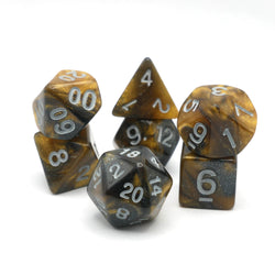 Saharan Dream - 7 Piece DnD Dice Set | Acrylic RPG Gaming Dice (ONLINE ORDER ONLY)