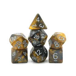Saharan Dream - 7 Piece DnD Dice Set | Acrylic RPG Gaming Dice (ONLINE ORDER ONLY)