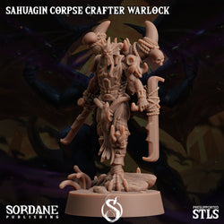 3D Printed Sordane Publishing Sahuagin Corpse Crafter Warlock Monster Mayhem II 28 32mm D&D (Online Only)