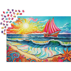 Sailing at Sunrise 1000 Piece Jigsaw Puzzle Enjoy (ONLINE ORDER ONLY)