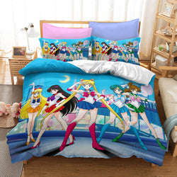 Sailor Moon Cosplay Bedding Set Quilt Cover Without Filler (Online Order Only)