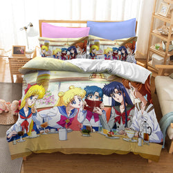 Sailor Moon Cosplay Bedding Set Quilt Cover Without Filler (Online Order Only)