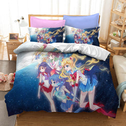 Sailor Moon Cosplay Bedding Set Quilt Cover Without Filler (Online Order Only)