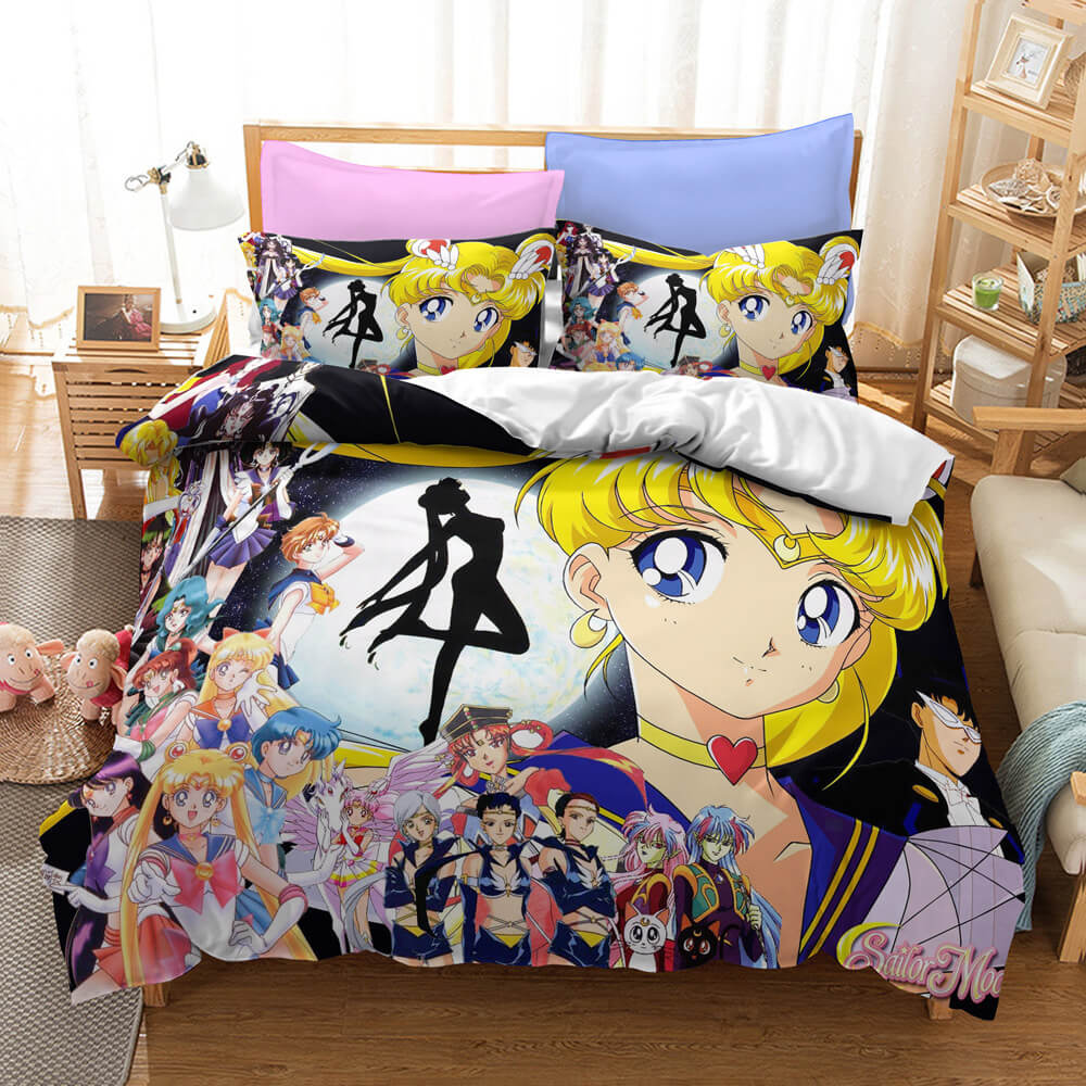 Sailor Moon Cosplay Bedding Set Quilt Cover Without Filler (Online Order Only)