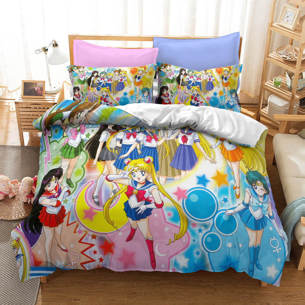 Sailor Moon Cosplay Bedding Set Quilt Cover Without Filler (Online Order Only)
