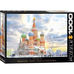 Saint Basil's Cathedral Moscow Russia 1000 Piece Jigsaw Puzzle Eurographics (ONLINE ORDER ONLY)