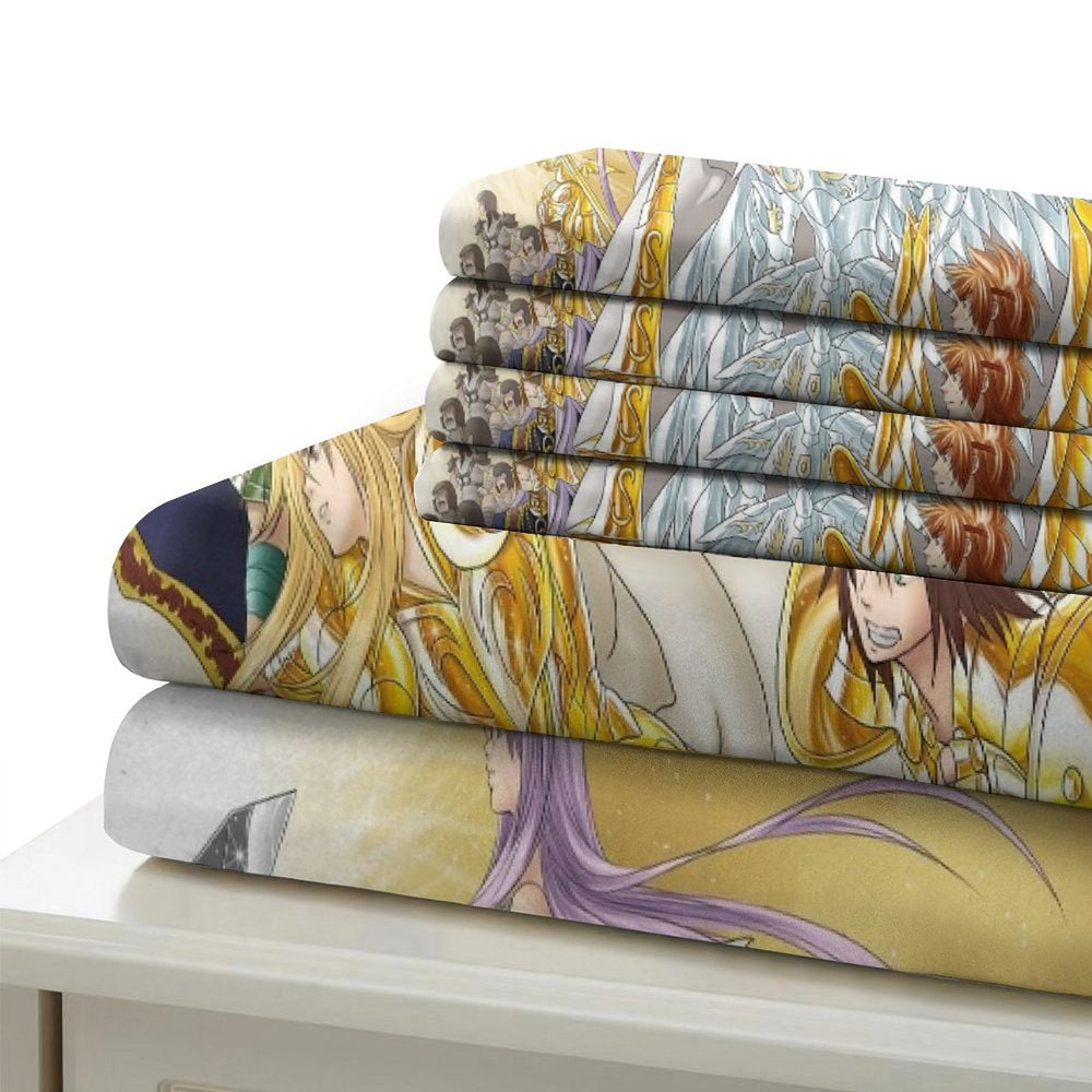 Saint Seiya Bedding Set Pattern Quilt Cover Without Filler (Online Order Only)