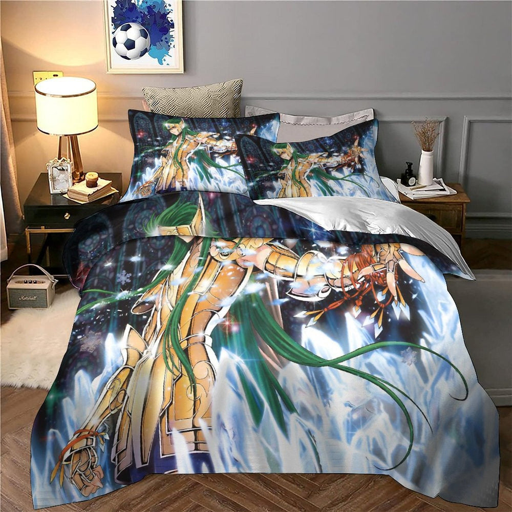 Saint Seiya Bedding Set Pattern Quilt Cover Without Filler (Online Order Only)