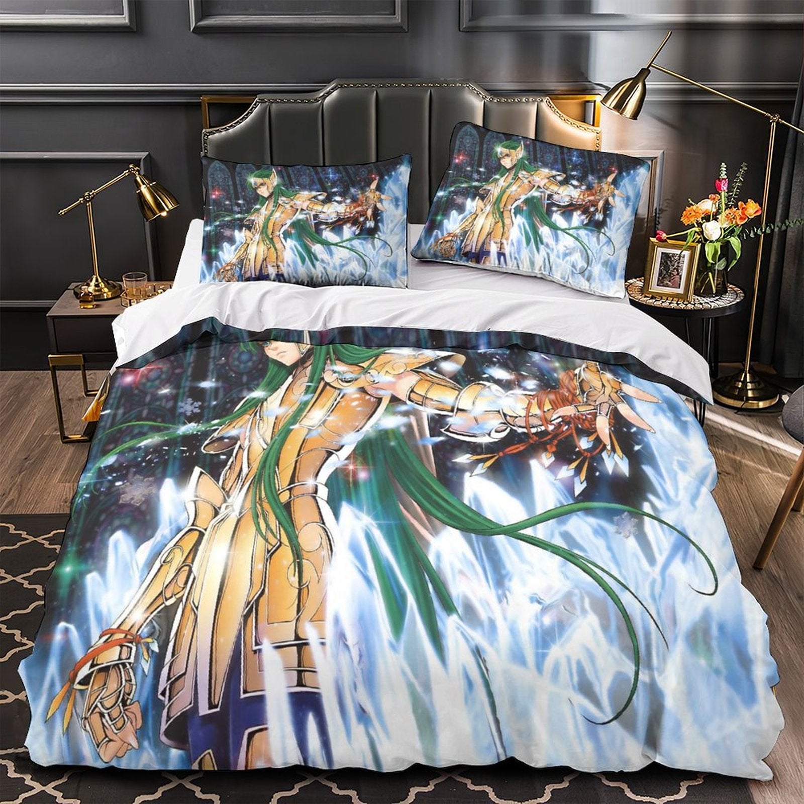 Saint Seiya Bedding Set Pattern Quilt Cover Without Filler (Online Order Only)