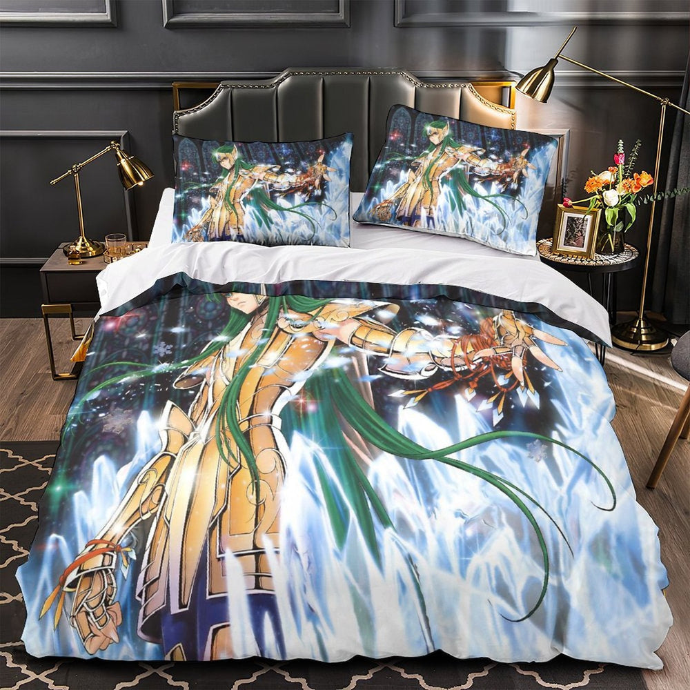 Saint Seiya Bedding Set Pattern Quilt Cover Without Filler (Online Order Only)