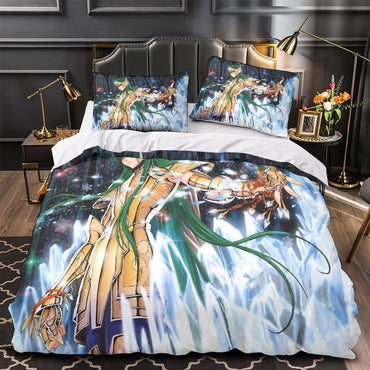 Saint Seiya Bedding Set Pattern Quilt Cover Without Filler (Online Order Only)