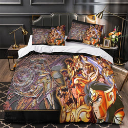 Saint Seiya Bedding Set Pattern Quilt Cover Without Filler (Online Order Only)