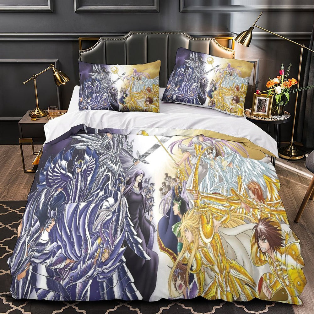 Saint Seiya Bedding Set Pattern Quilt Cover Without Filler (Online Order Only)