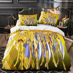 Saint Seiya Bedding Set Pattern Quilt Cover Without Filler (Online Order Only)