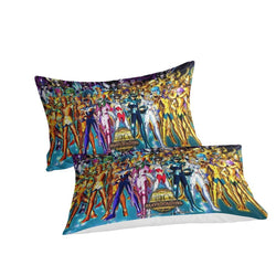 Saint Seiya Bedding Set Pattern Quilt Cover Without Filler (Online Order Only)