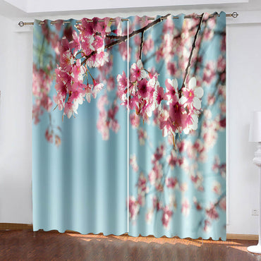 Sakura Curtains Blackout Window Treatments Drapes for Room Decoration (Online Order Only)