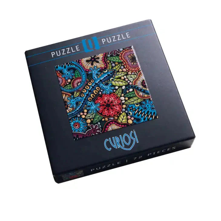 Salamander Color Mix Q 72 Piece Jigsaw Puzzle Curiosi (ONLINE ORDER ONLY)