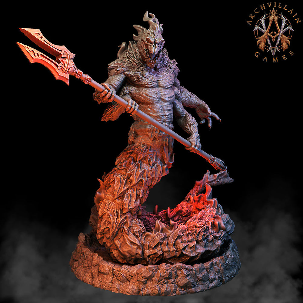 3D Printed Archvillain Games Magma Lords - Salamander Lords 28mm 32mm D&D (Online Only)