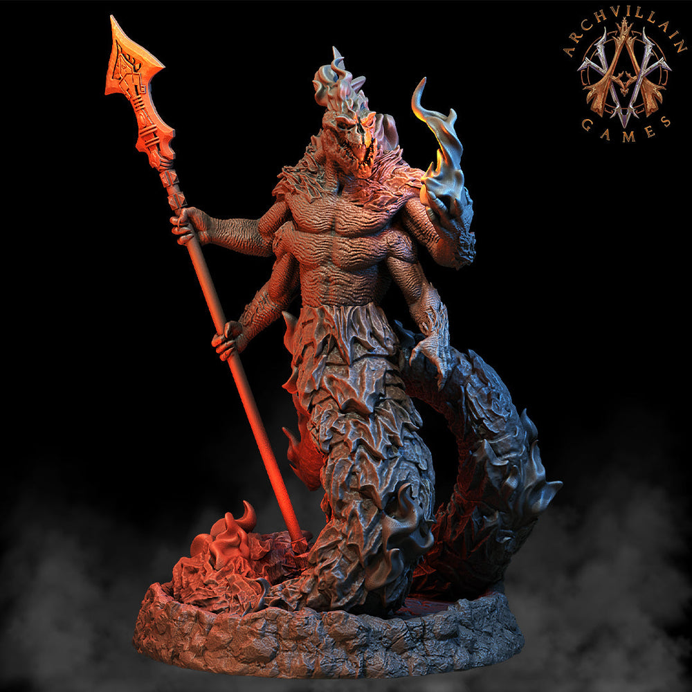 3D Printed Archvillain Games Magma Lords - Salamander Lords 28mm 32mm D&D (Online Only)