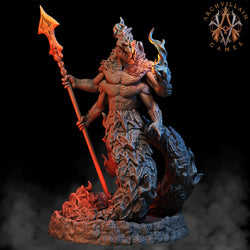 3D Printed Archvillain Games Magma Lords - Salamander Lords 28mm 32mm D&D (Online Only)