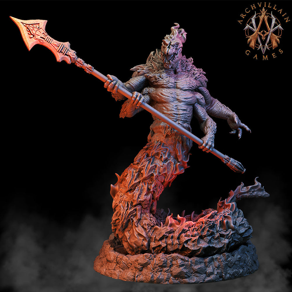 3D Printed Archvillain Games Magma Lords - Salamander Lords 28mm 32mm D&D (Online Only)