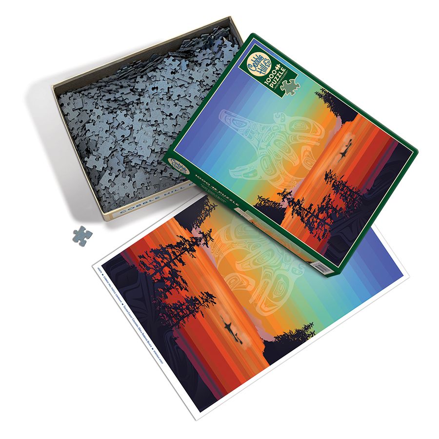 Salish Coast Colors 1000 Piece Jigsaw Puzzle Cobble Hill (ONLINE ORDER ONLY)