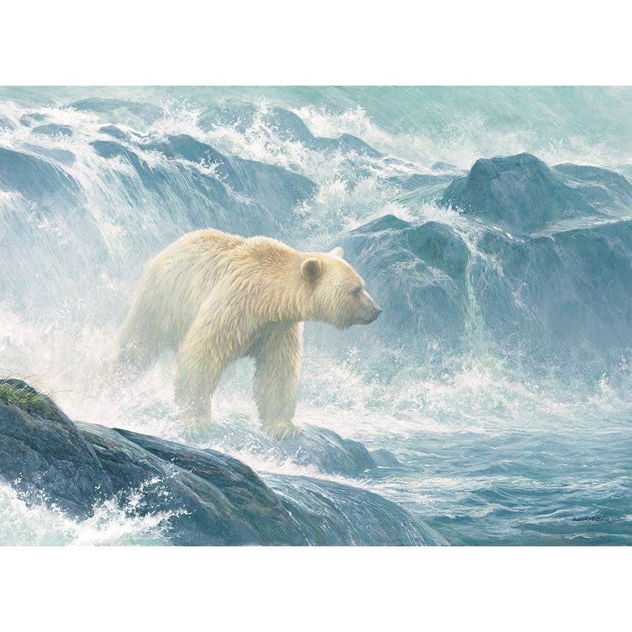 Salmon Watch - Spirit Bear 500 Piece Jigsaw Puzzle Cobble Hill (ONLINE ORDER ONLY)