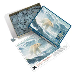 Salmon Watch - Spirit Bear 500 Piece Jigsaw Puzzle Cobble Hill (ONLINE ORDER ONLY)