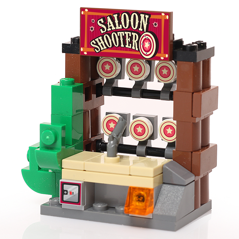 Custom Western Saloon Shooter Arcade Game made using LEGO parts (Online Order Only)