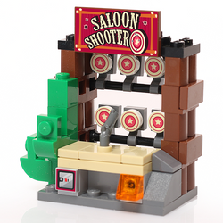 Custom Western Saloon Shooter Arcade Game made using LEGO parts (Online Order Only)