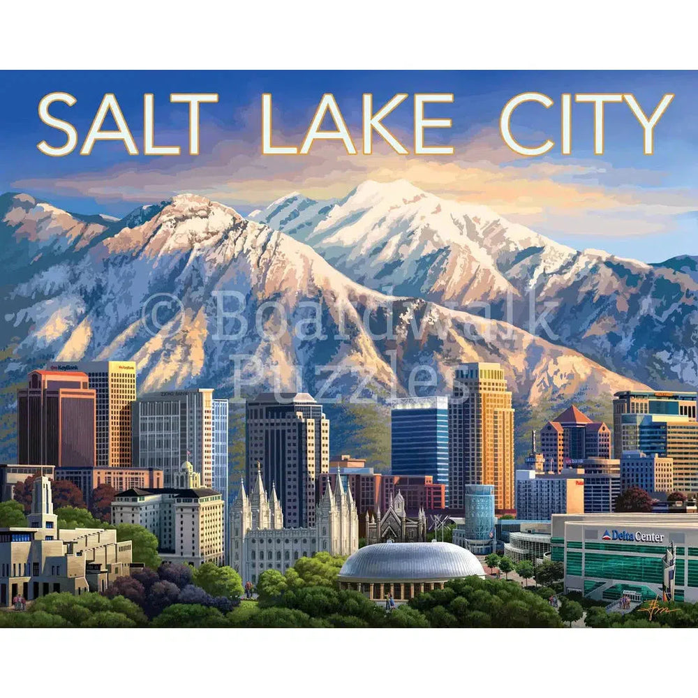 Salt Lake City 500 Piece Jigsaw Puzzle Boardwalk (ONLINE ORDER ONLY)