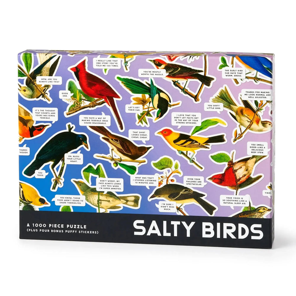 Salty Birds 1000 Piece Jigsaw Puzzle (+Stickers) Brass Monkey