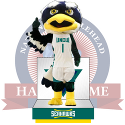 Sammy C. Hawk UNC Wilmington Seahawks Mascot Bobblehead (Presale) (ONLINE ORDER ONLY)