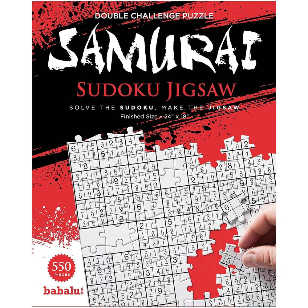 Samurai Sudoku 550 Piece Jigsaw Puzzle Babalu (ONLINE ORDER ONLY)