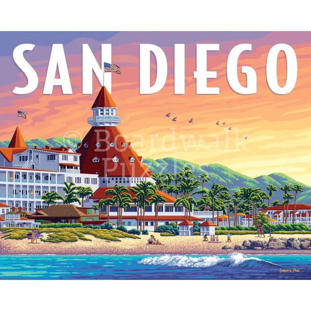 San Diego 500 Piece Jigsaw Puzzle Boardwalk (ONLINE ORDER ONLY)